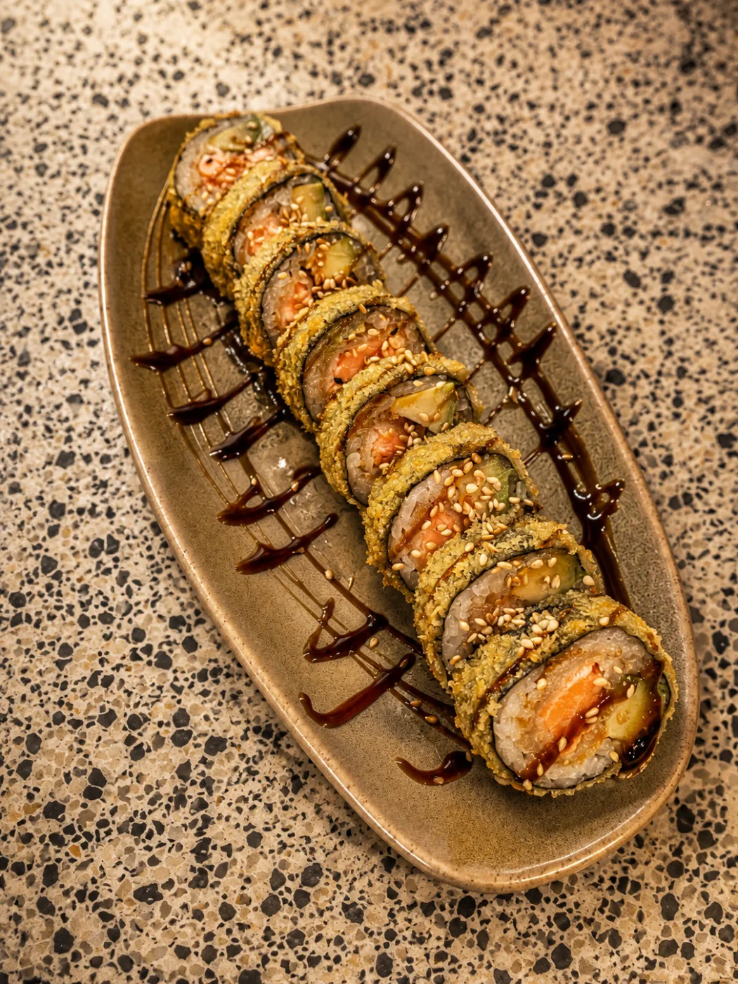 Salmon Crunchy Roll